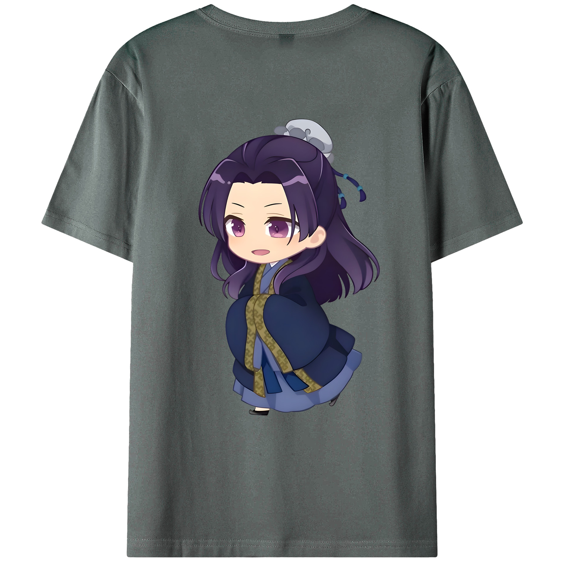 （画像用） 薬屋のひとりごと The Apothecary Diaries 綿100％ メンズ半袖Tシャツ（バックプリント） 通気性